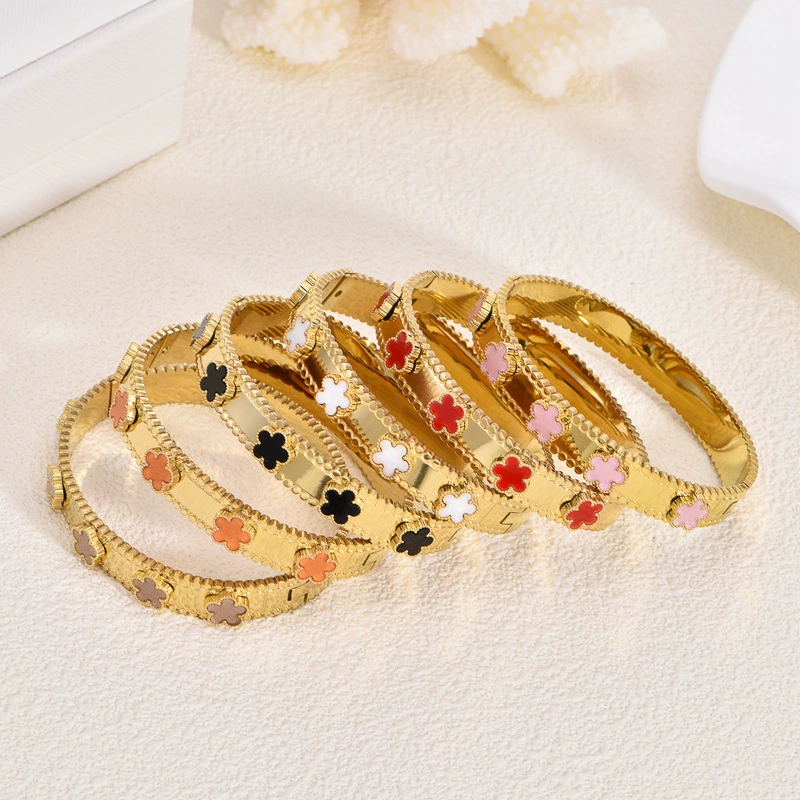 ("Cross-border trading"), trend waterproof universal bracelet stainless steel, 18 carat