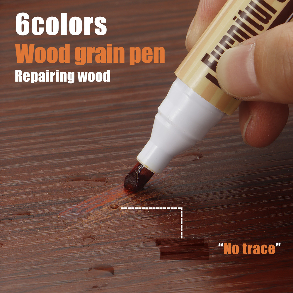 Muebles multicolores de madera de pintura de pintura de color decorativo con arañazos para muebles blancos de pintura impermeable de pintura de color marcador