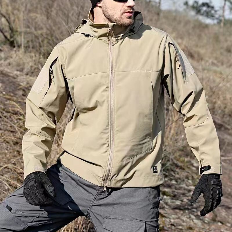 New Spring and Autumn consul tactical jacket men's soft shell outdoor jacket special forces windproof training military fan jacket