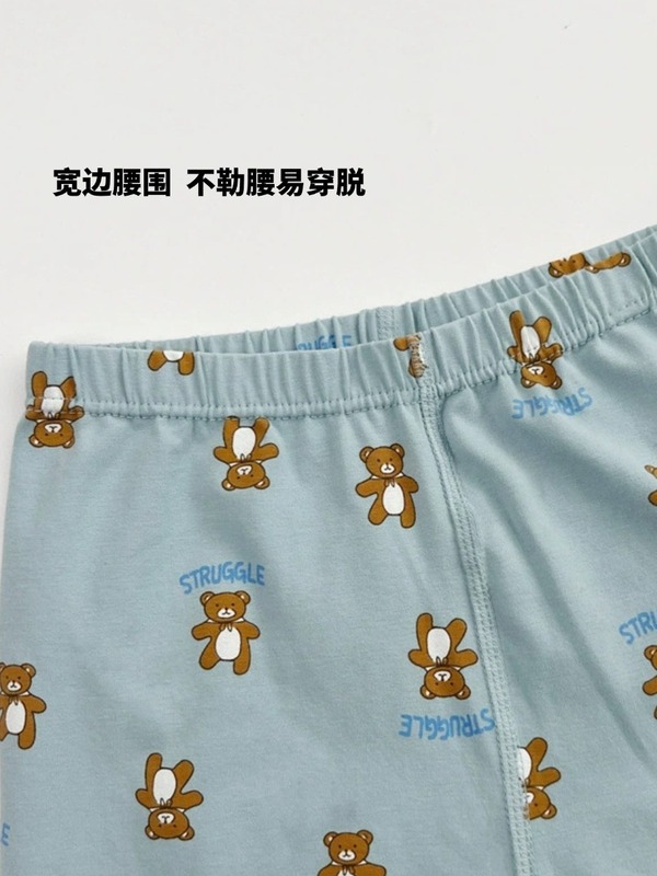 新款无骨工艺儿童莱卡棉秋衣秋裤套装宝宝睡衣男女童家居服|undefined