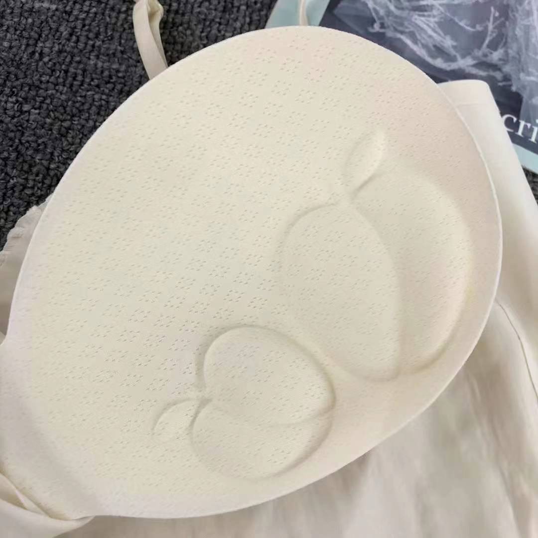 Nueva taza de látex sin marcas de alta calidad, chaleco de dama sin anillo de acero, bra de yoga, ropa interior deportiva, mujer al por mayor