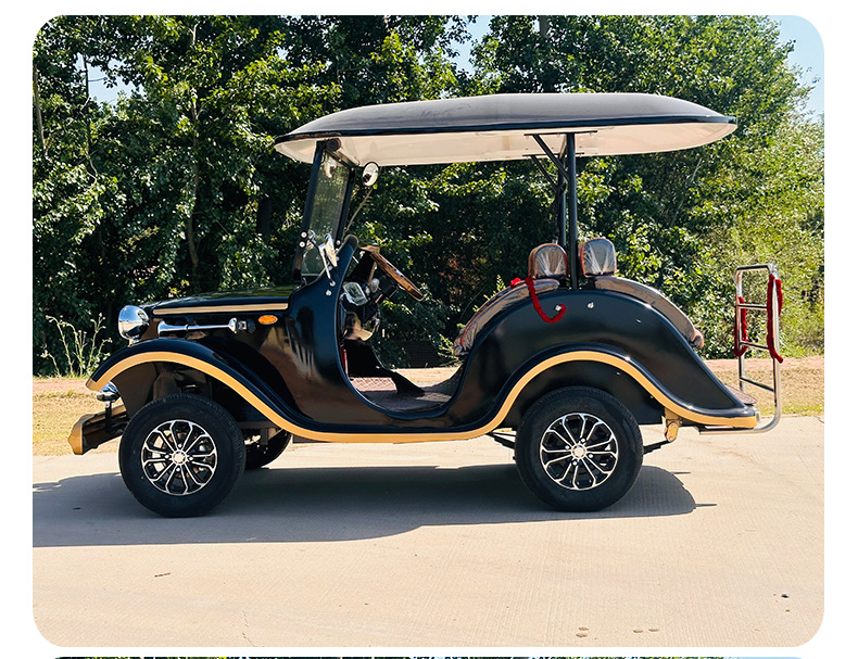 Factory-Made Electric Four-Wheel Sightseeing Cars, Classic Cars, Golf Carts, Four-Seater and Six-Seater Battery Cars, Exclusively for Cross-Border Sales