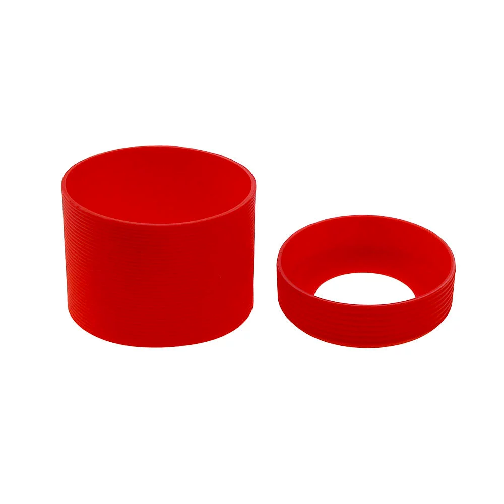 Glass, silicone non-slip protective case, 9.5cm, anti-scald