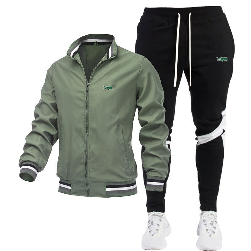 녹색 + 검정색 바지