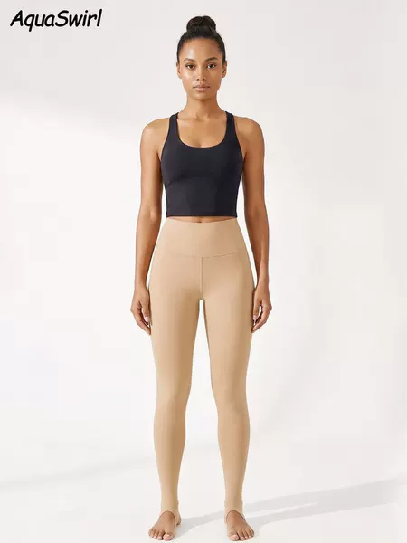 Sun protection pants, summer long breathable sportswear, butt-lifting, high-waisted, quick-dry for diving and swimming, women's nude-colored sun protection stockings