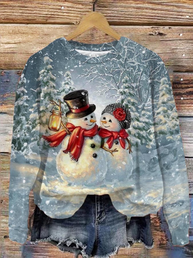 Cráneo humano Impresión digital cuello redondo suéter de Halloween 2023 estación independiente suministro ropa las mujeres