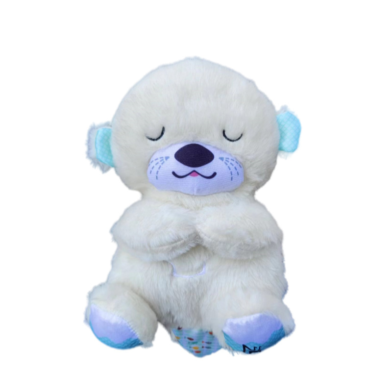 국경 간 호흡 곰 동물 작은 바다 수달 잠자는 인형 어린이 인형 진정 곰 봉제 장난감