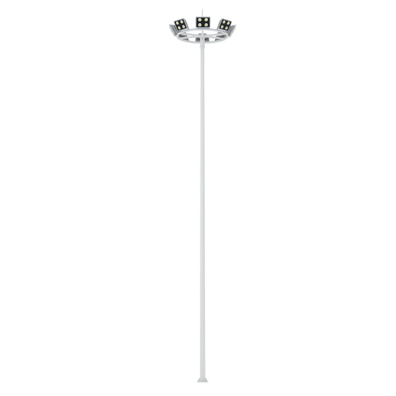 Al Aire Libre LED alto Polo 1 luz cuadrada 12 m 15 M 20 M 25 M 30 m pie cancha de baloncesto luz de la calle de elevación