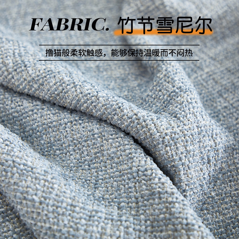 雪尼尔电动芝华士沙发套罩全包万能通用头等舱防猫抓按摩椅保护罩|undefined