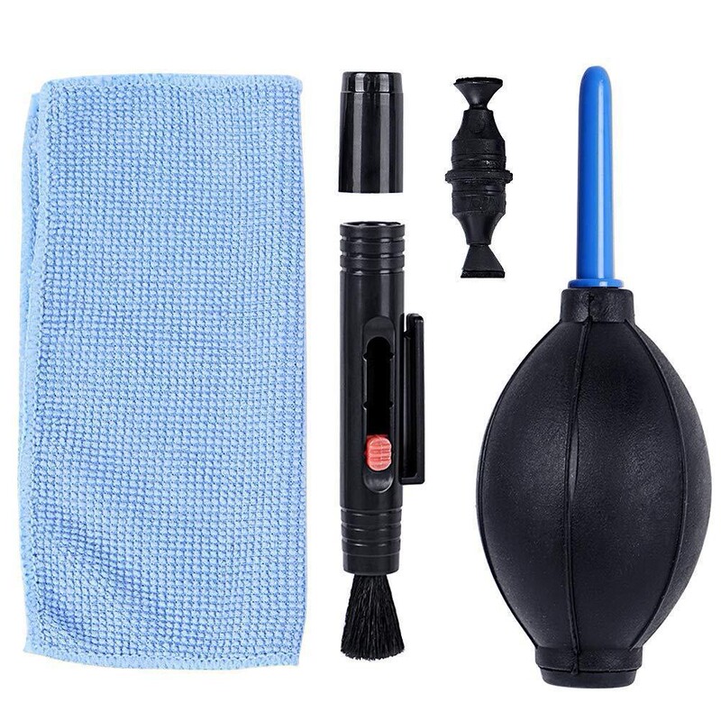 Camera lens cleaning blow balloon SLR skin Tiger strong dust removal cleaning three-piece camera cleaning set