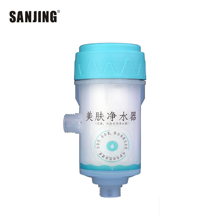 Lavado y belleza eliminación de cloro, Escala de prevención y cuidado de la piel del hogar purificador de agua 4 puntos PP algodón purificador de precisión