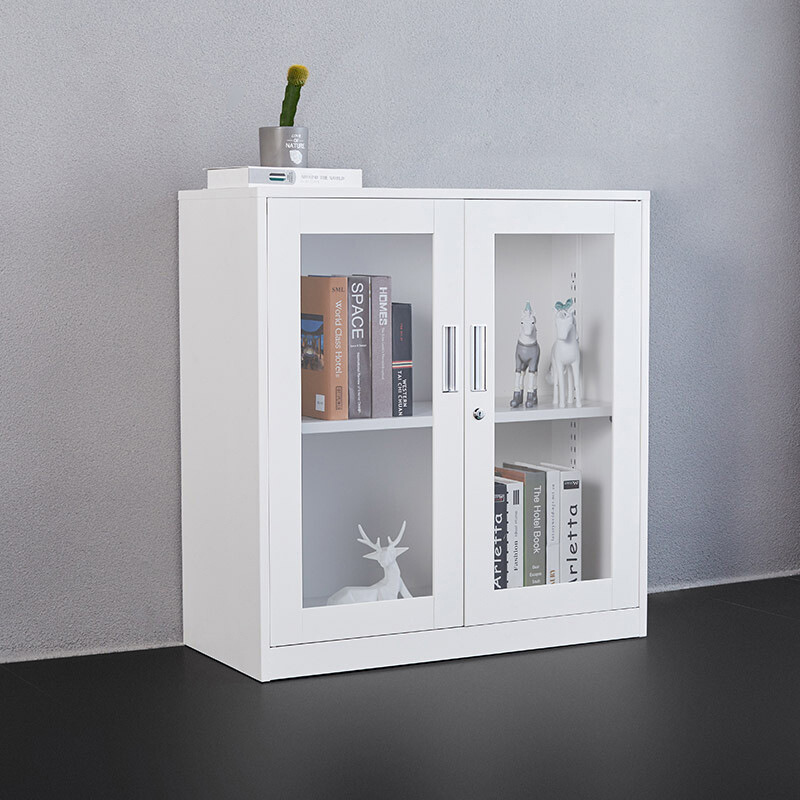 办公室文件柜资料储存矮柜地柜打印机放置柜锁公司资料储物柜