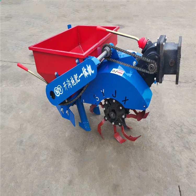 手扶拖拉机151型开沟施肥一体机 果园菜园开沟施肥回田一体机