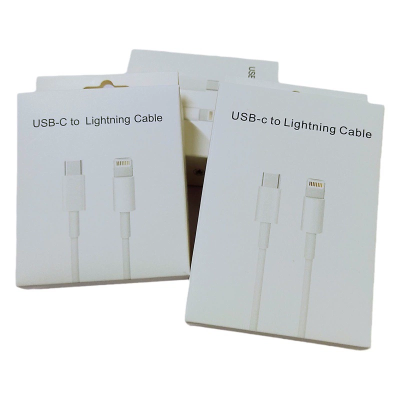 PD Быстрая зарядка кабеля для передачи данных упаковка 20 Вт USB-C подходит для коробки упаковки кабеля для передачи данных мобильного телефона Android Apple Huawei