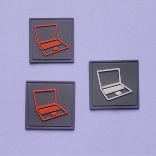 Pvc Leather Label Computer Label Clothing Shoes and Hats Bags Stereo Logo Trademark Soft Rubber Label Wholesale