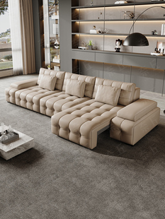 ✅ Nana Lawrence Electric Function Sofa Intelligent Remote Control Living Room Designer Home Functional Sand