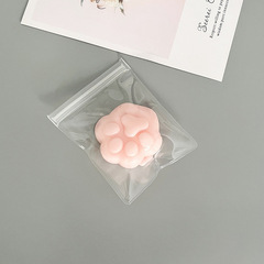 Anti-oxidation eva self-sealing jewelry bag, environmentally friendly sealed eva Buddhist beads bracelet storage packaging bag