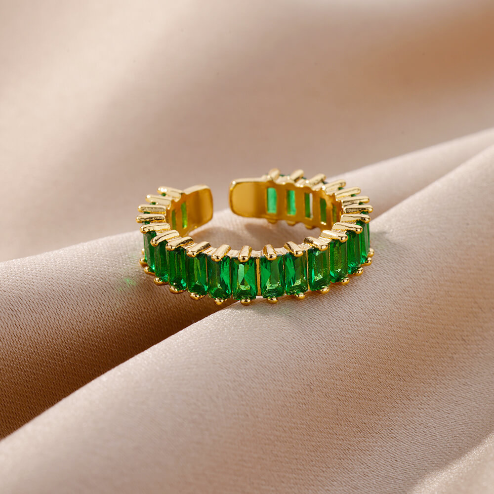 6g Weight Rhinestones Inlay Material Rings Classification One Size Ring Size 1 Piece Quantity Holiday, Daily Occasion Copper Material Solid Color Pattern All Seasons Season Women's Gender Inlay Design Simple Style Style Copper Inlay Solid Color Rhinestones Rings 8