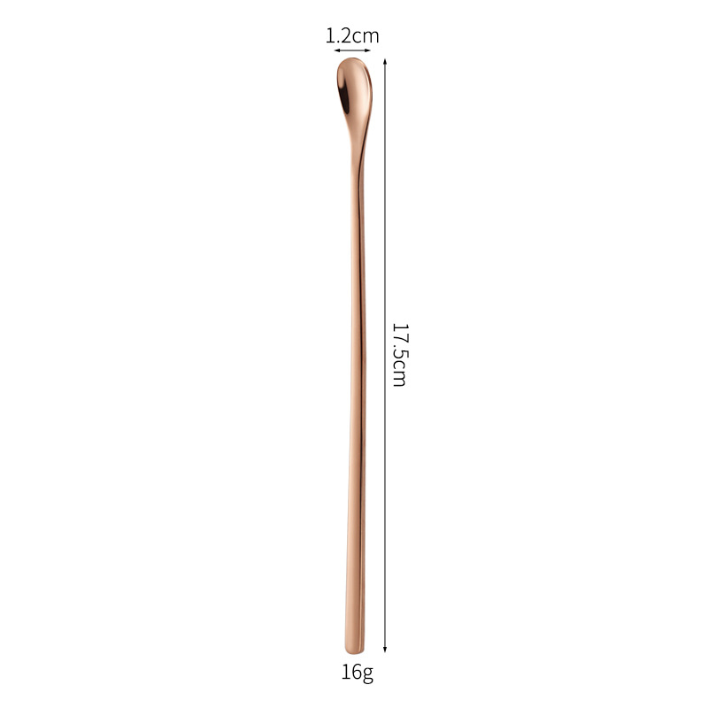 17cm 로즈 골드 라운드 테일