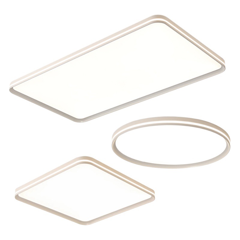 Lámpara principal para sala de estar, modelo 2026, luz LED de techo de espectro completo, moderna, sencilla y elegante, juego de iluminación para toda la casa.
