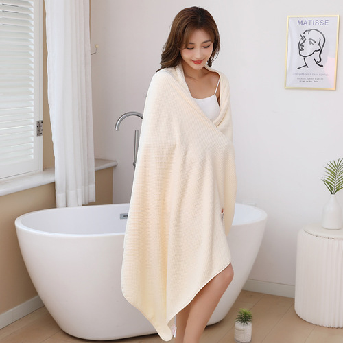 Manufacturer wholesale new coral velvet towel bath towel set soft absorbent extended adult bath towel household bath towel