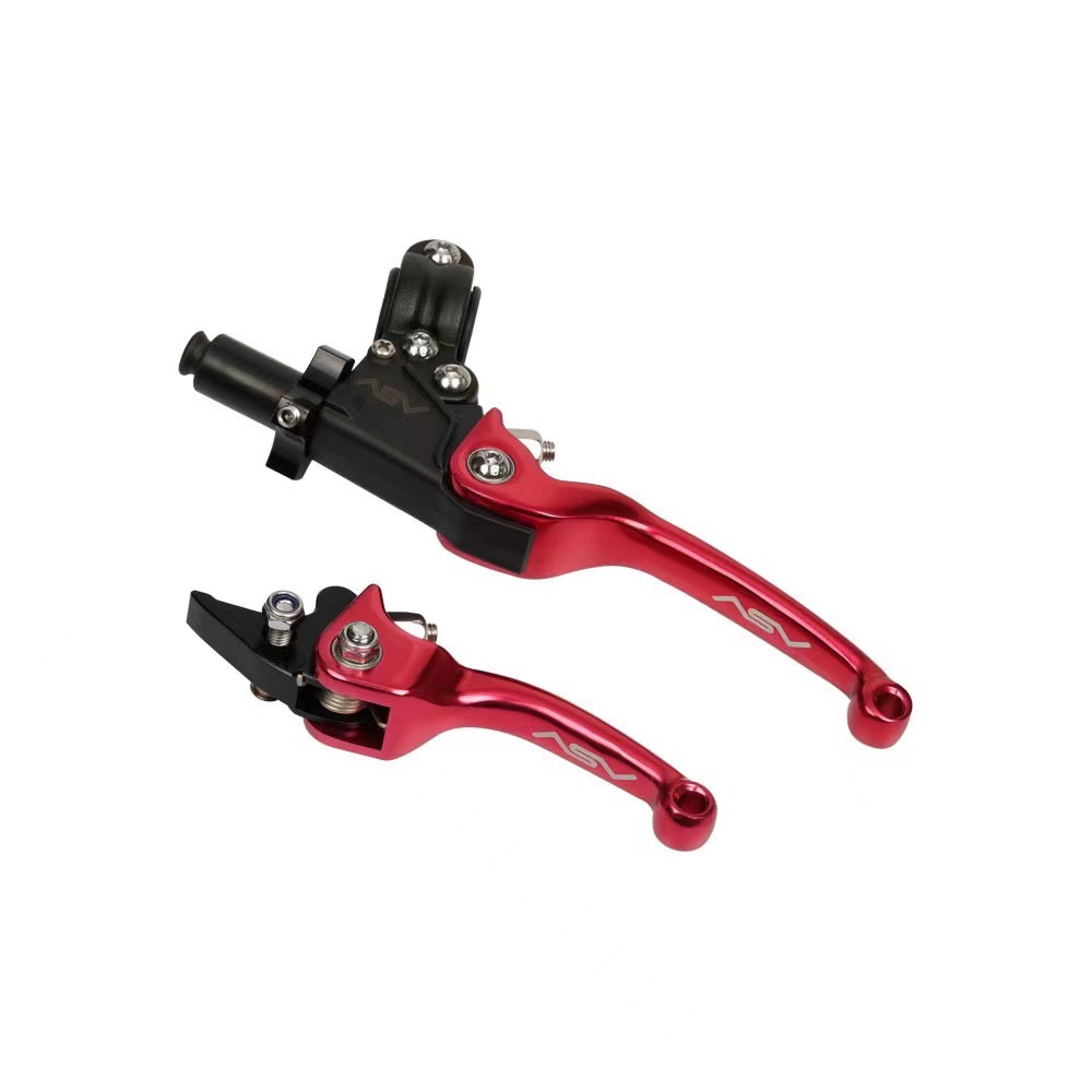 Supply of Off-Road Motorcycle Asv Second Generation Forged Black Seat Aluminum Alloy Cnc Brake Lever Clutch Handle