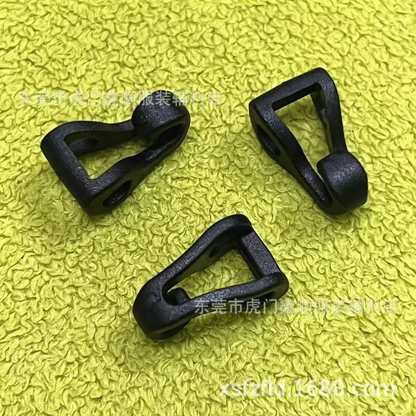 New Plastic Small Hooks in Stock, Plastic Tent Hooks, Elastic Cord Adjuster Buckle, Lanyard Accessories, Open-End Hanging Buckle