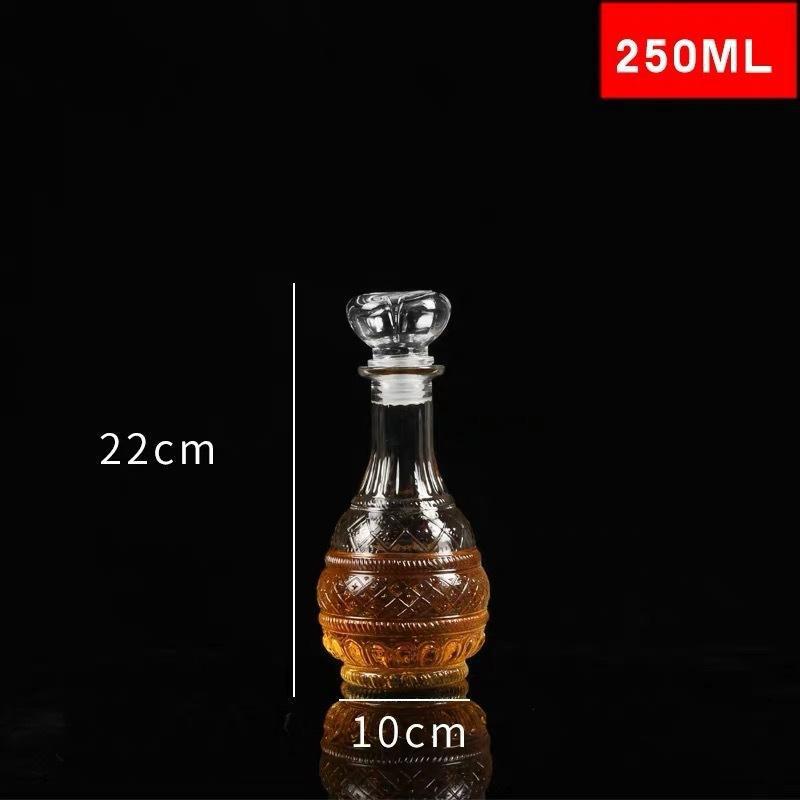 Fabricantes de vinos 50ml 1000ml botellas de prueba creativas botellas de vino rosado de diamante transparentes botellas de vino extranjero