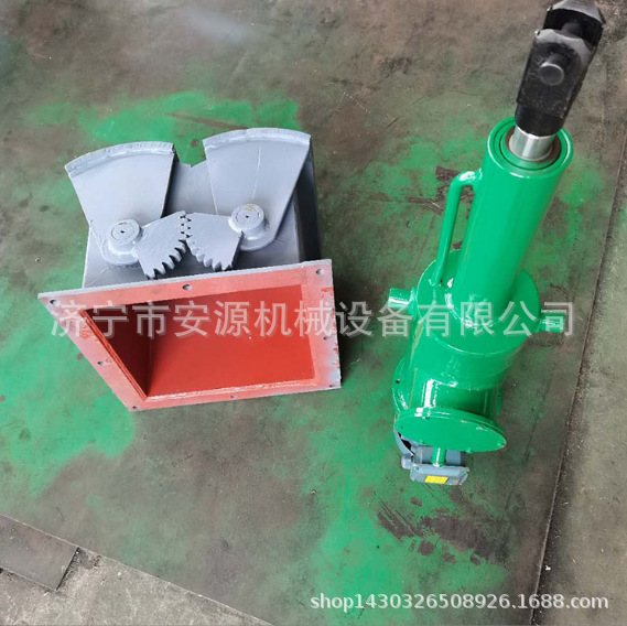 料仓扇形闸门 电液动推杆鄂式闸门DSZ-500卸灰阀