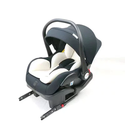Car child safety seat Cradle - iso-fix-base-with-interface-black