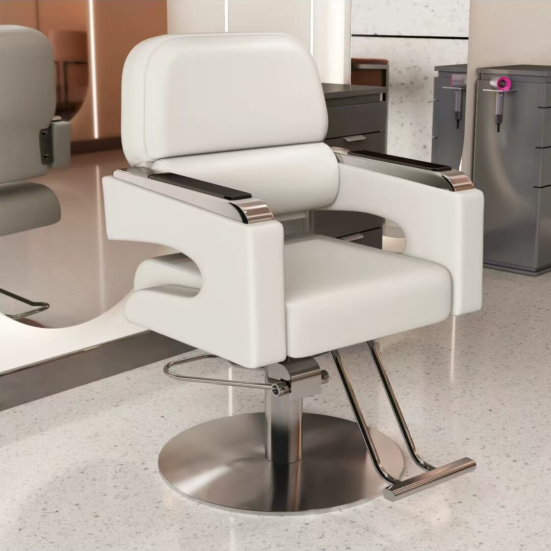 Sillón de peluquería, sillón de salón moderno, sillón de peluquería sencillo, sillón para cortar el pelo, sillón especial para permanente y tinte de salón, sillón de salón de belleza, uso comercial de alta gama.