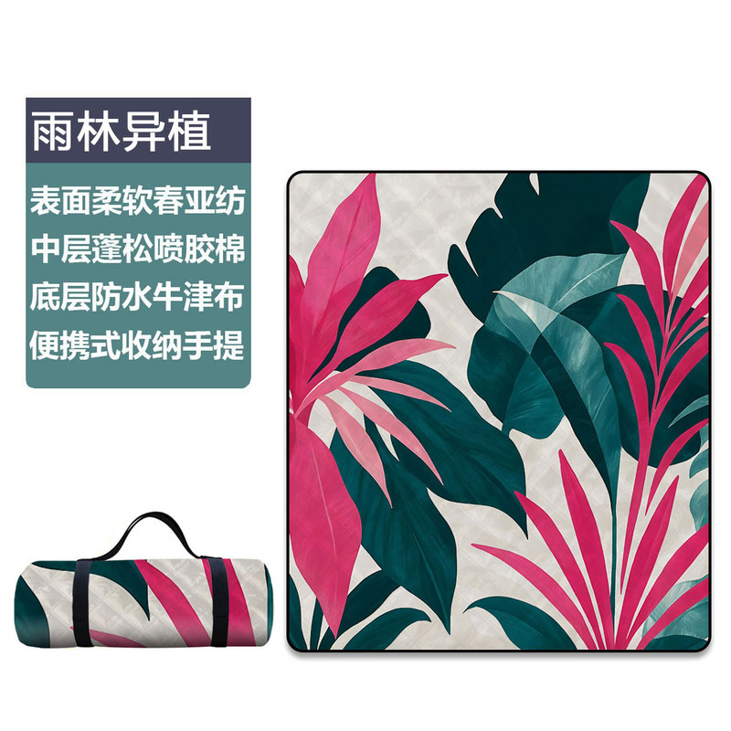 印花超声波野餐垫防水防潮垫子野餐布爬爬垫子户外露营野餐定制垫|undefined