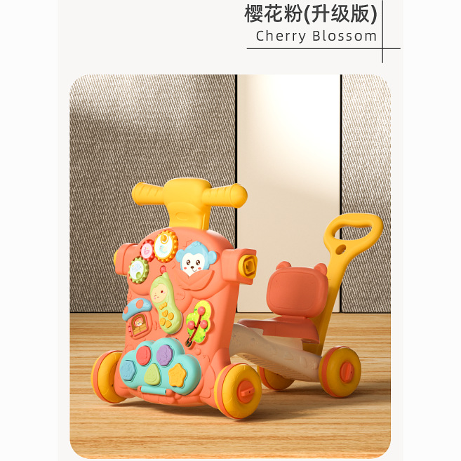 Polvo de andador tres en uno (con tanque de agua para aumentar de peso) modo de empuje manual de patinador