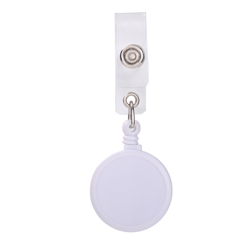 Impresión de transferencia térmica en blanco UV metal plástico fácil de extraer chapa de aluminio de sublimación térmica fácil de extraer hebilla retráctil colgante funda de certificado