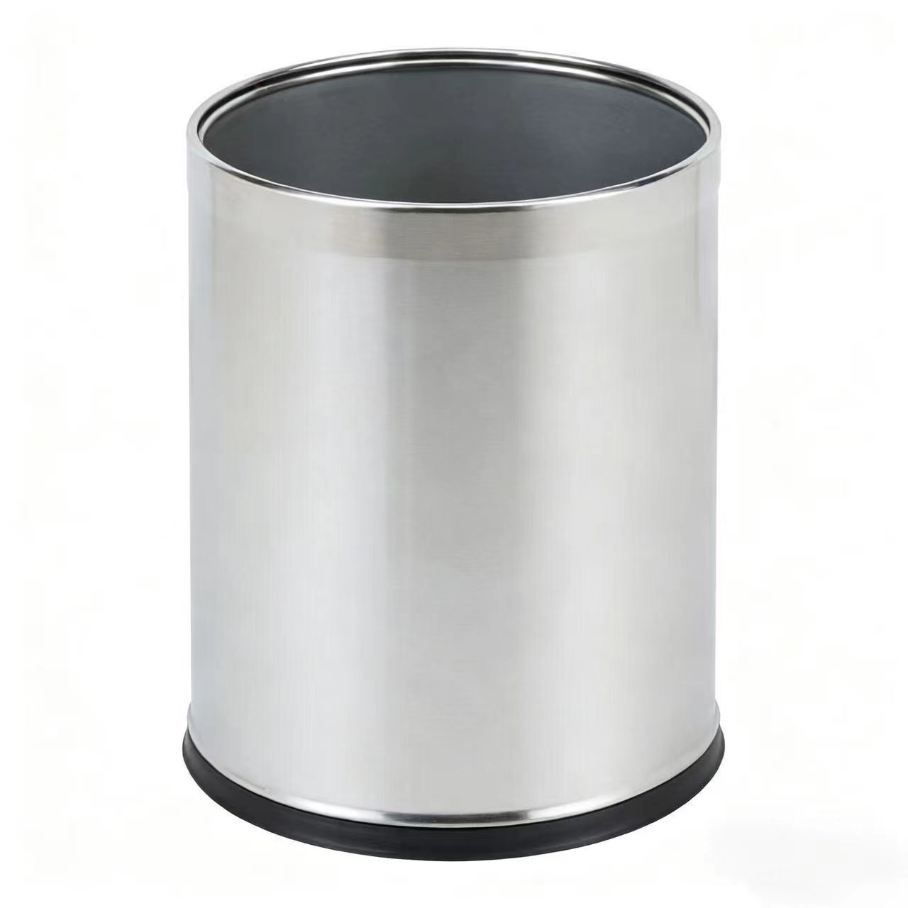 240mm Diameter Round Trash Can 15L Guest Room Trash Can Hotel Room Trash Can Metal Trash Can Ktv Trash Can