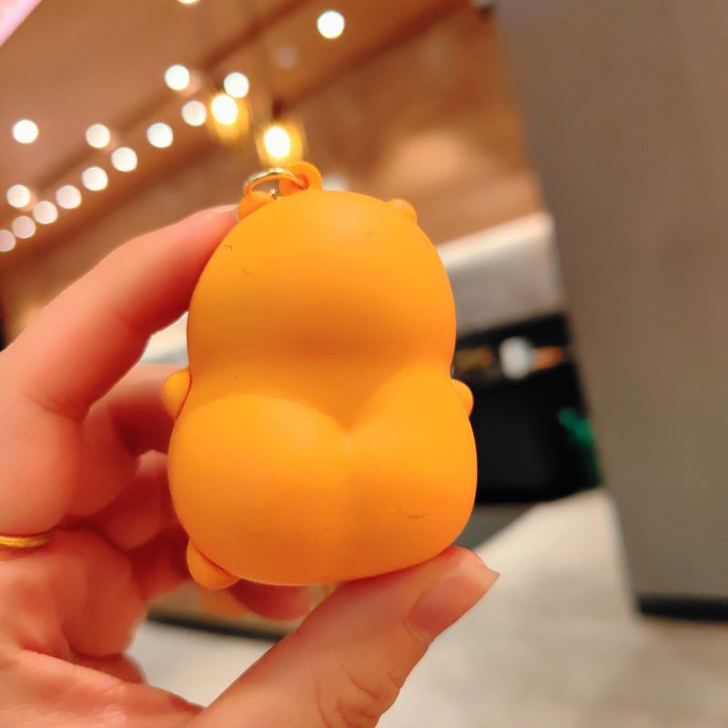34g Weight Bag Pendant, Keychain Classification 1 Piece Quantity Casual, Holiday Occasion PVC Material Cartoon Character Pattern Unisex Gender Cute Style 1 Piece Cute Cartoon Character PVC Unisex Bag Pendant Keychain 12