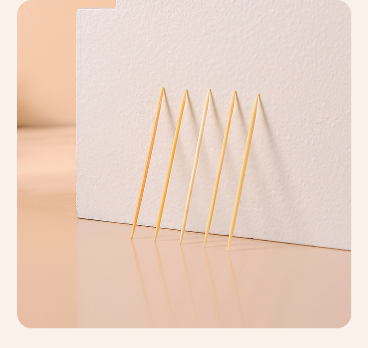 Wholesale of disposable bamboo fine toothpicks, toothpick boxes, and bamboo toothpicks for home use, restaurants and hotels pic 13
