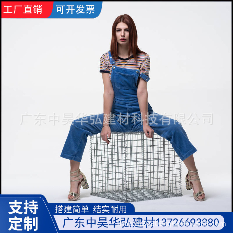 广州厂家 石笼网 水利工程格宾网防洪石笼网箱河堤护坡镀锌铁丝网
