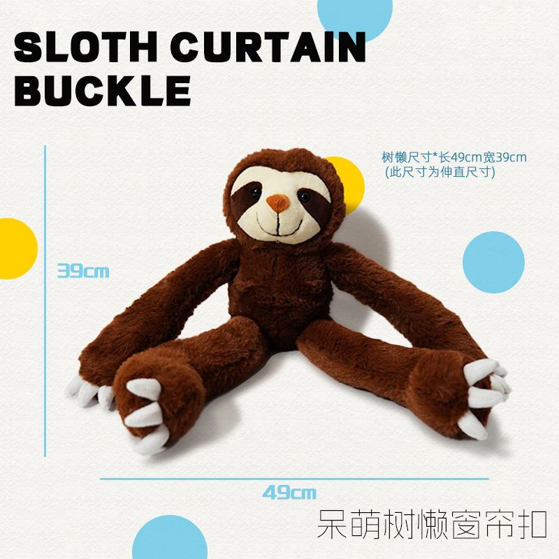 Lindo conejo piel perezoso cortina hebilla marioneta muñeca rayo periférico de peluche juguete transfronterizo al por mayor muñeca de juguete