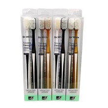 白大夫345双支万根软毛牙刷情侣方形刷孔多角度去渍清洁呵护牙龈