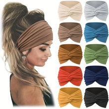 Z 74080 Wide Elastic Sports Hairband �������˶������¿�ŷ��
