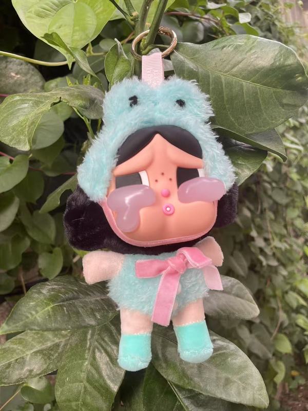POPMART泡泡玛特CRYBABY眼泪工厂系列搪胶脸毛绒盲盒潮流挂件周边|undefined