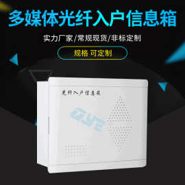泉源300A1型弱电箱 支架光纤熔接盘 QYE多媒体光纤入户信息箱
