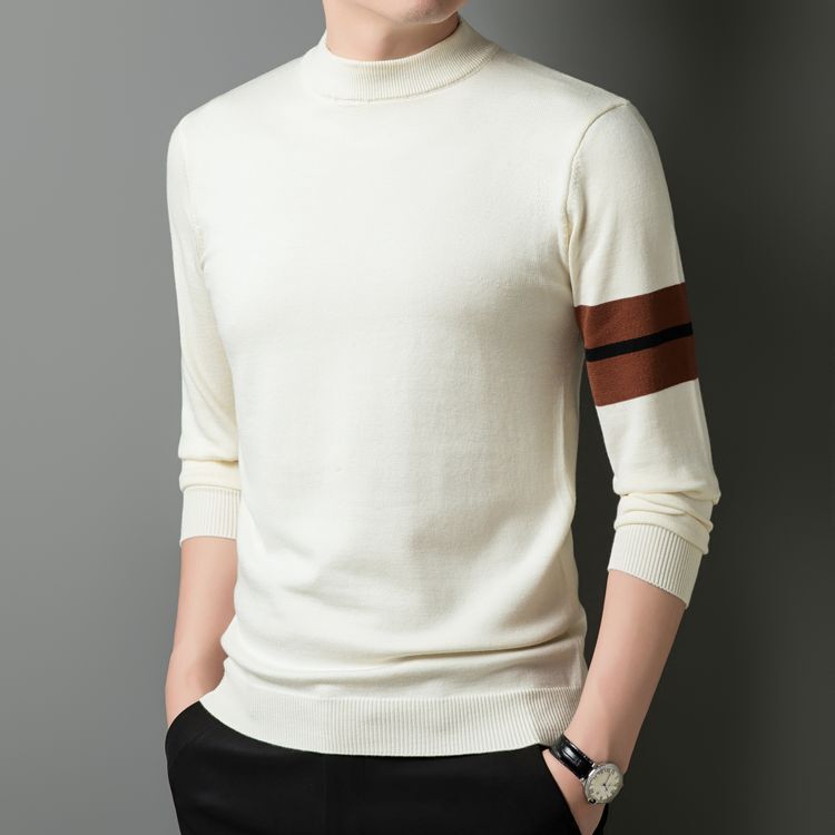 Men's Knitted Knitwear Autumn and Winter New Versatile Half Turtleneck Long-Sleeved Knitwear Loose Casual Knitwear Men's Inner Wear Dropshipping Men's Knitted Knitwear Autumn and Winter New Versatile Half Turtleneck Long-Sleeved Knitwear Loose Casual Knitwear Men's Inner Wear Dropshipping