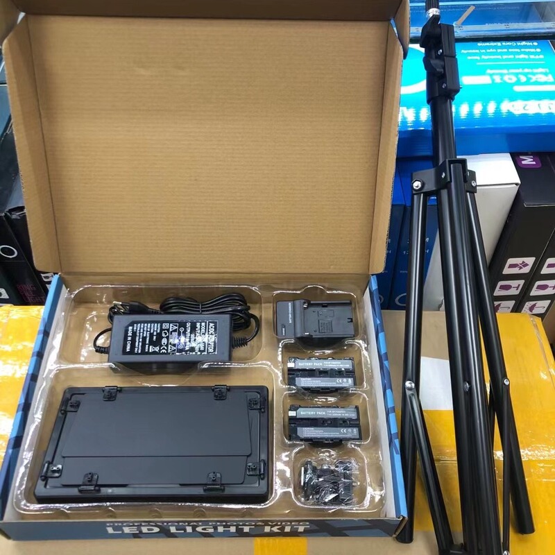 Cross-border explosion LED pro 800 photography color fill light outdoor live with battery fill light