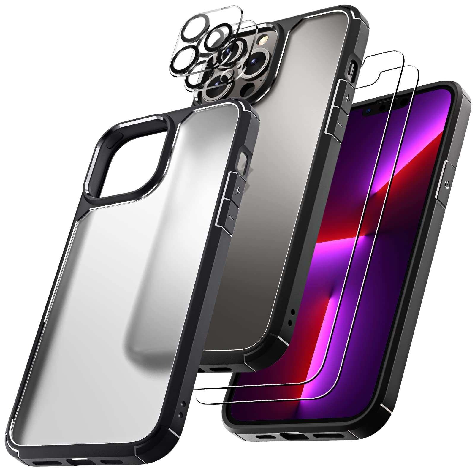 Juego de película Apple 16 shell Juego de carcasa para teléfono móvil iPhone16 Paquete de regalo de combinación de película para lentes