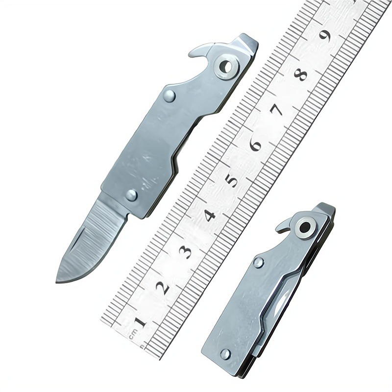 小钢炮多功能折叠刀锋利迷你开箱小刀多功能开瓶钥匙扣拆小鸟刀