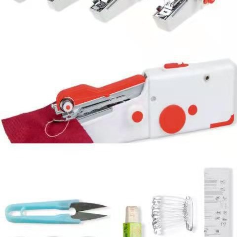 Nuevo producto transfronterizo máquina de coser manual pequeña máquina de coser manual eléctrica doméstica velocidad ajustable spot al por mayor