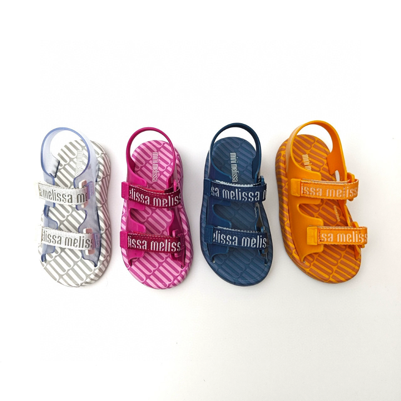 25 лет детская обувь Melissa, прозрачные туфли Melissa, однотонные сандалии на липучке, пляжная ароматная обувь, детская обувь