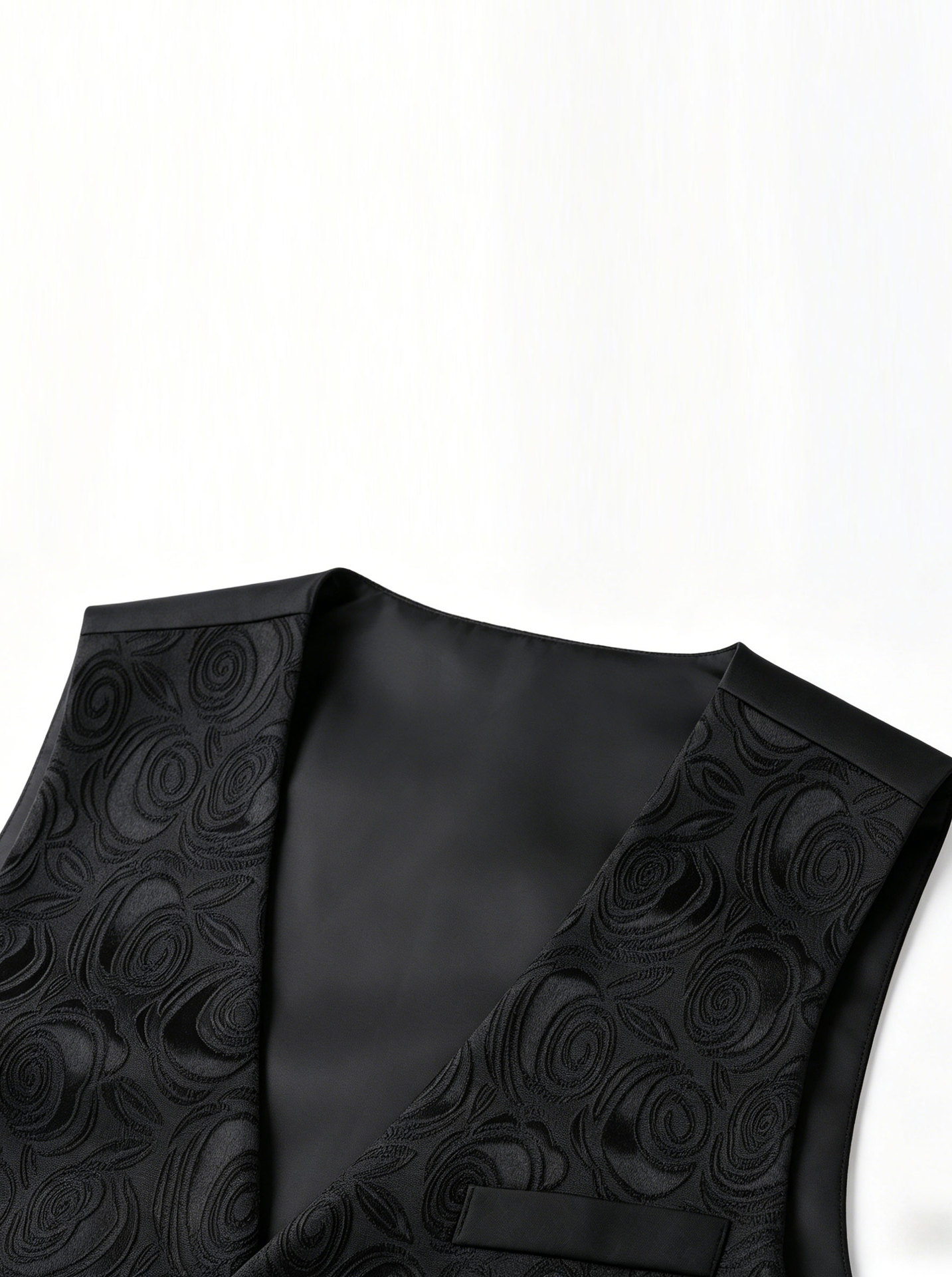 Abito da uomo tre pezzi per cerimonia con giacca e gilet jacquard_voghion.com